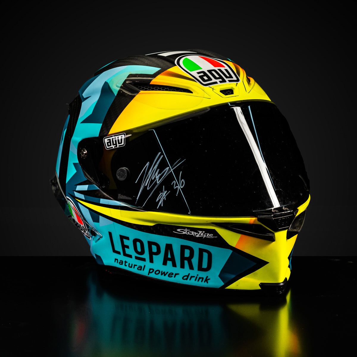 Joan Mir 2017 World Championship Signed helmet