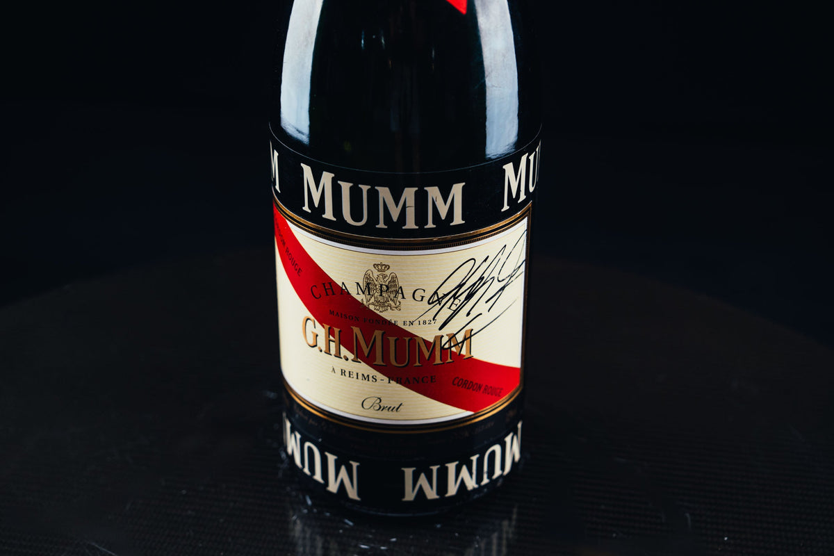 Mumm Podium Bottle Signed from Michael Schumacher