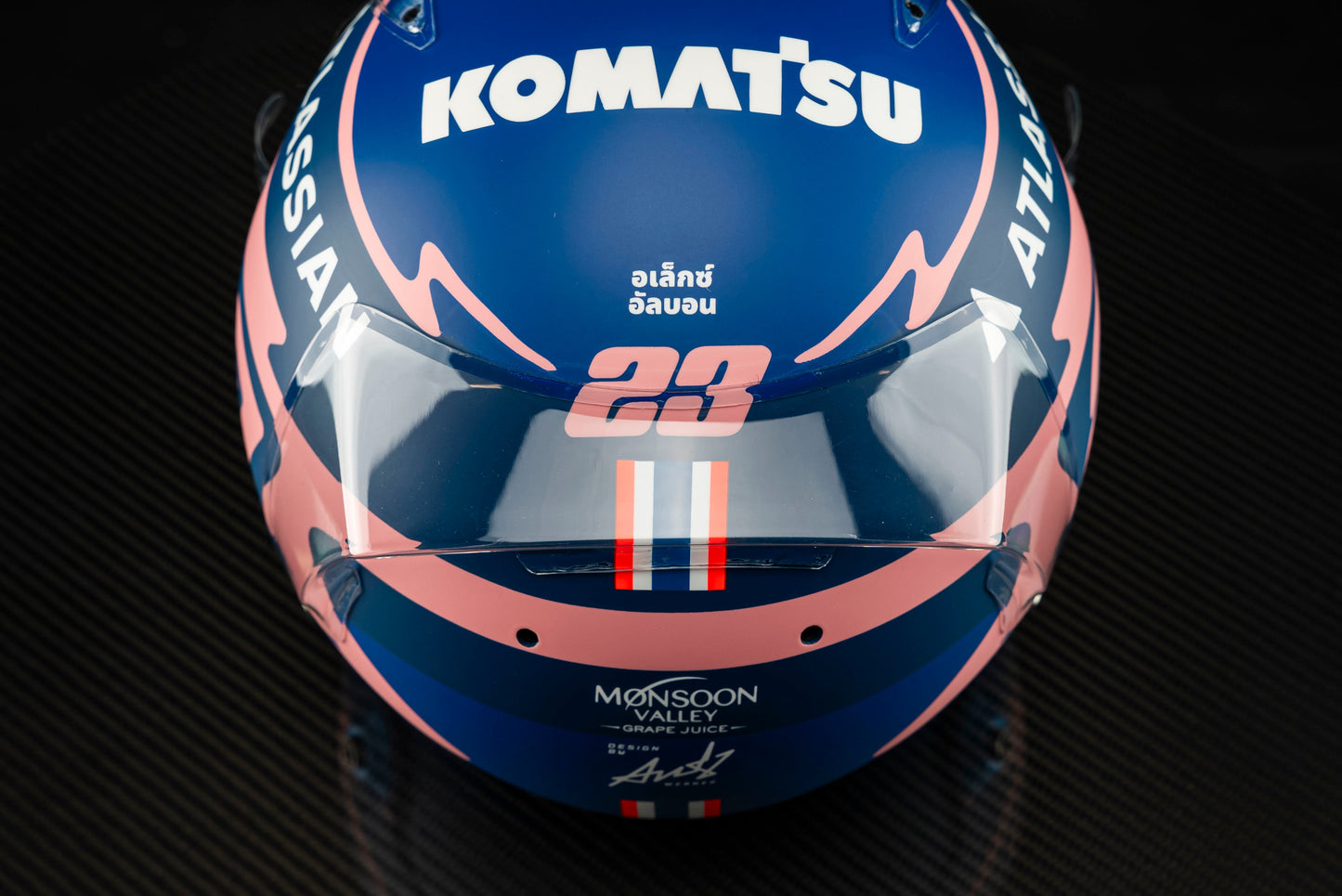 Alexander Albon 2025 Helmet