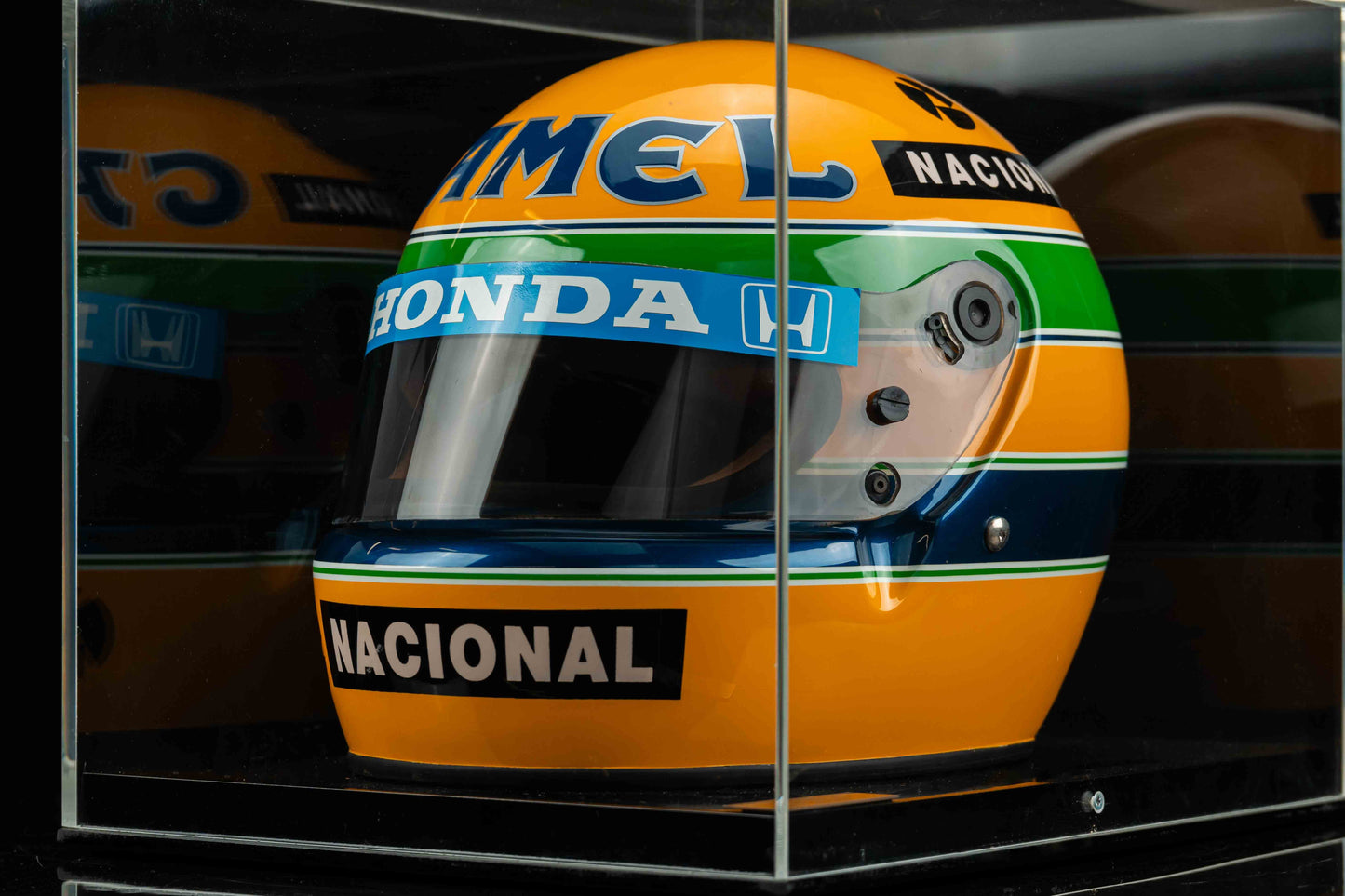1076 - Ayrton Senna Official 1987 Replica Helmet