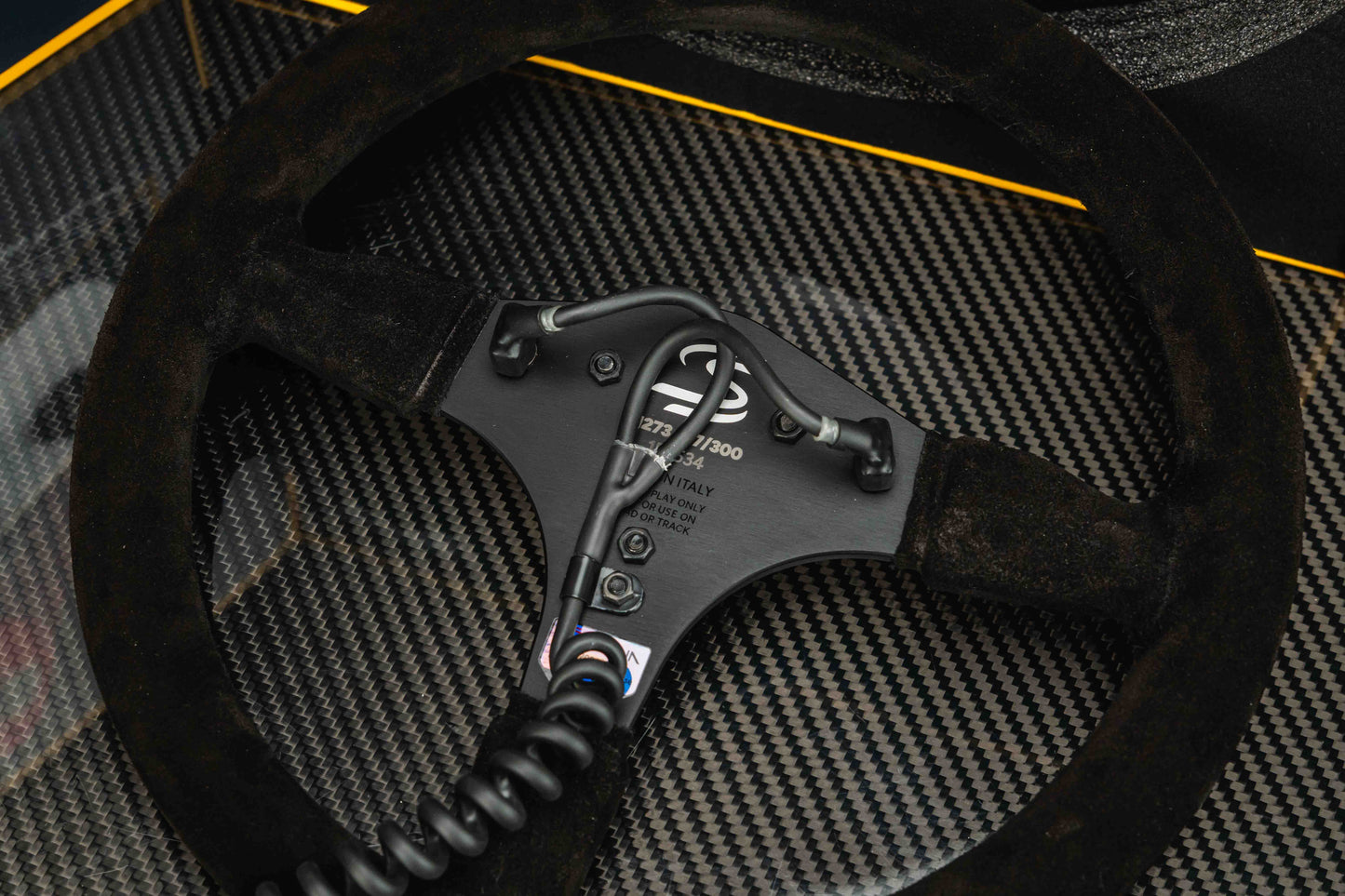 1021W - Ayrton Senna Replica Steering Wheel MClaren
