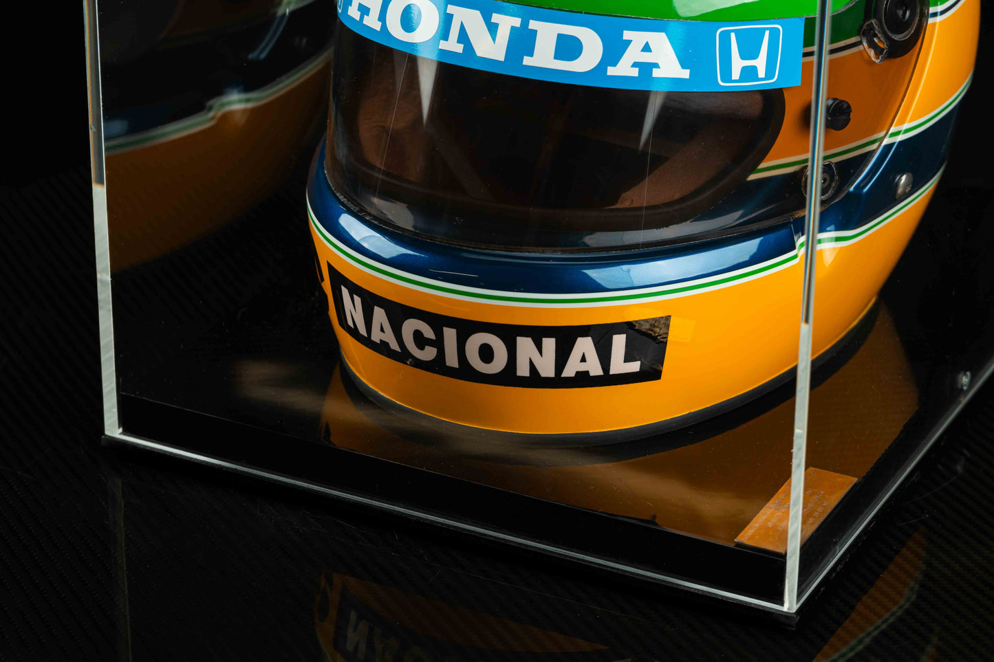 1076 - Ayrton Senna Official 1987 Replica Helmet