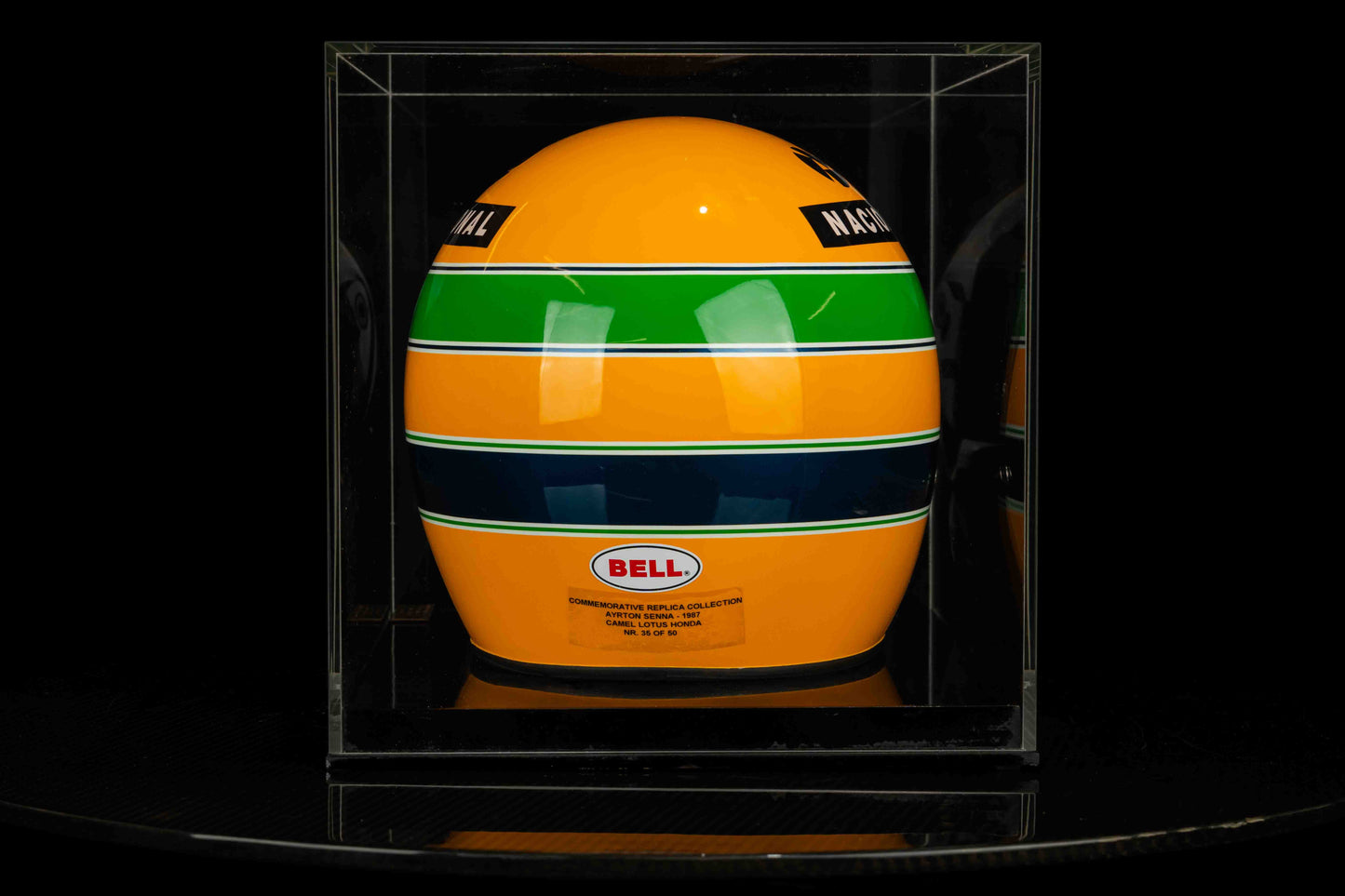 1076 - Ayrton Senna Official 1987 Replica Helmet