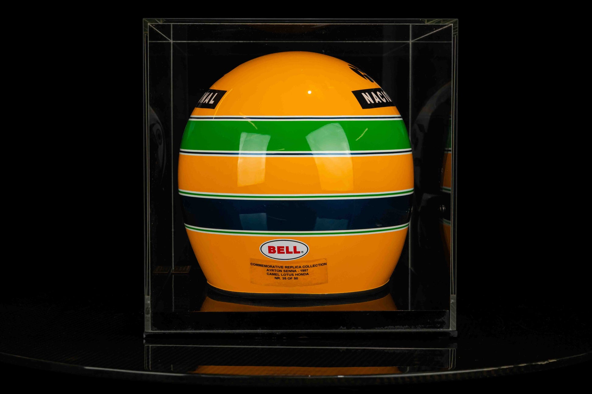 1076 - Ayrton Senna Official 1987 Replica Helmet