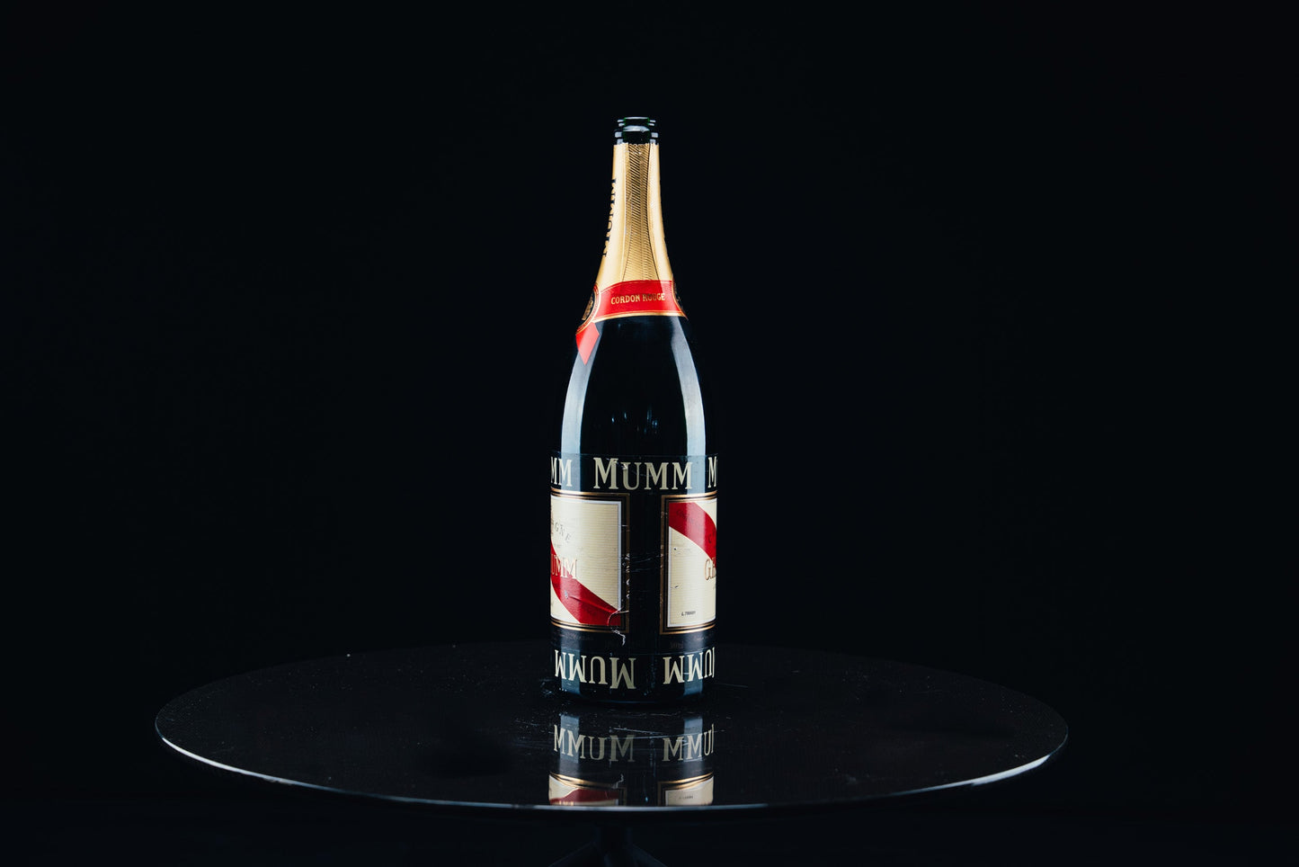 1053 - Mumm Podium Bottle Signed from Michael Schumacher