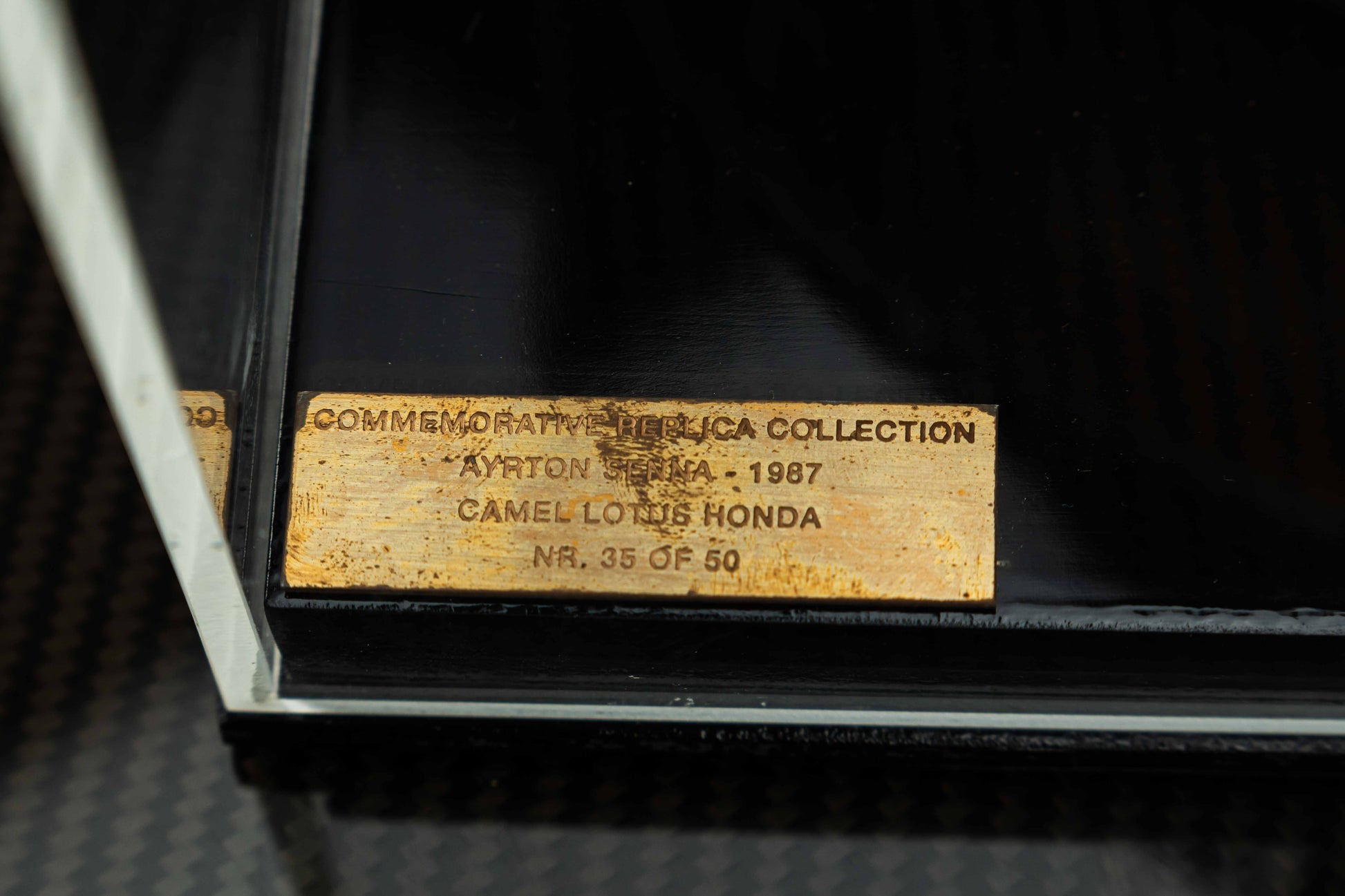 1076 - Ayrton Senna Official 1987 Replica Helmet