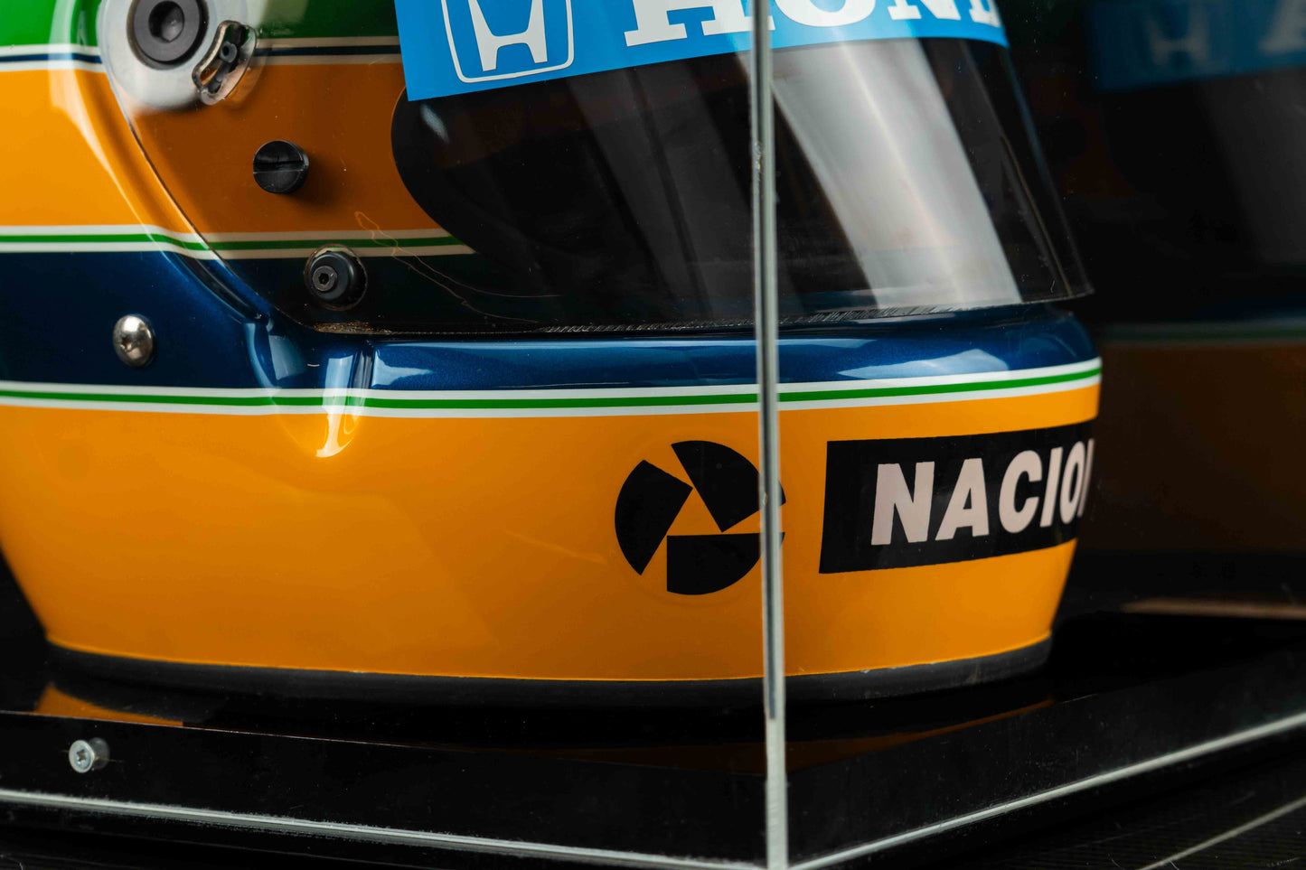 1076 - Ayrton Senna Official 1987 Replica Helmet