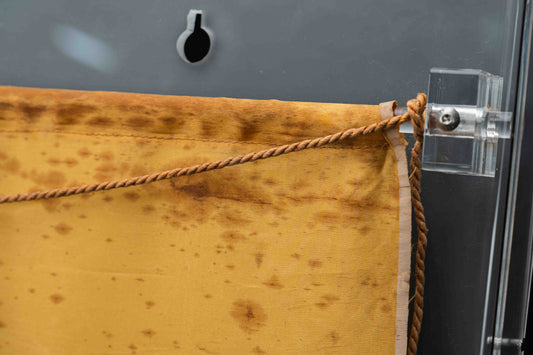 1026W - Original Porsche 1950 Silk Flag