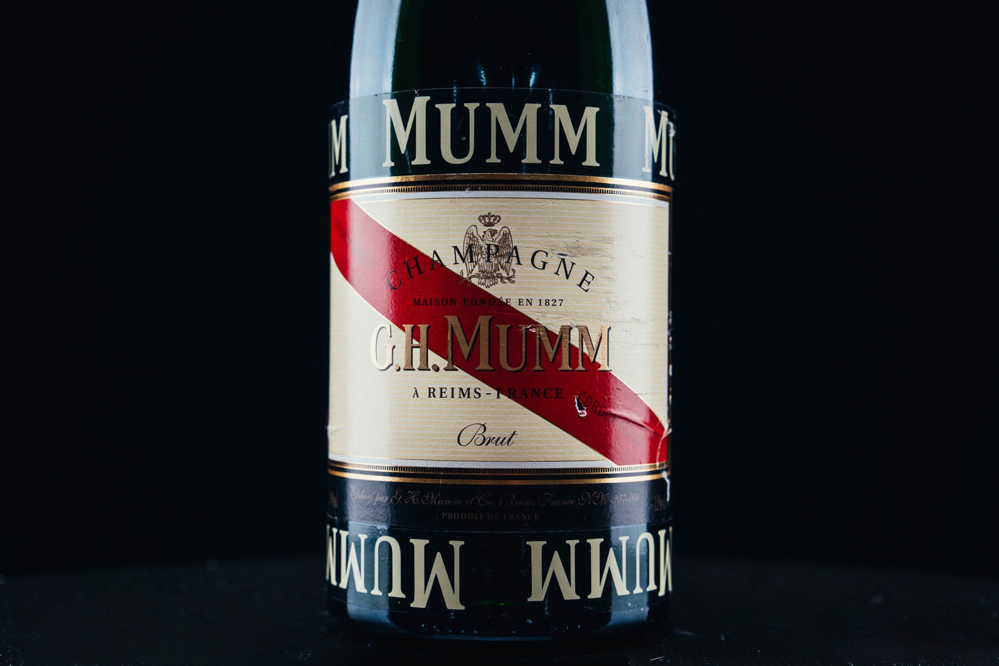 1053 - Mumm Podium Bottle Signed from Michael Schumacher