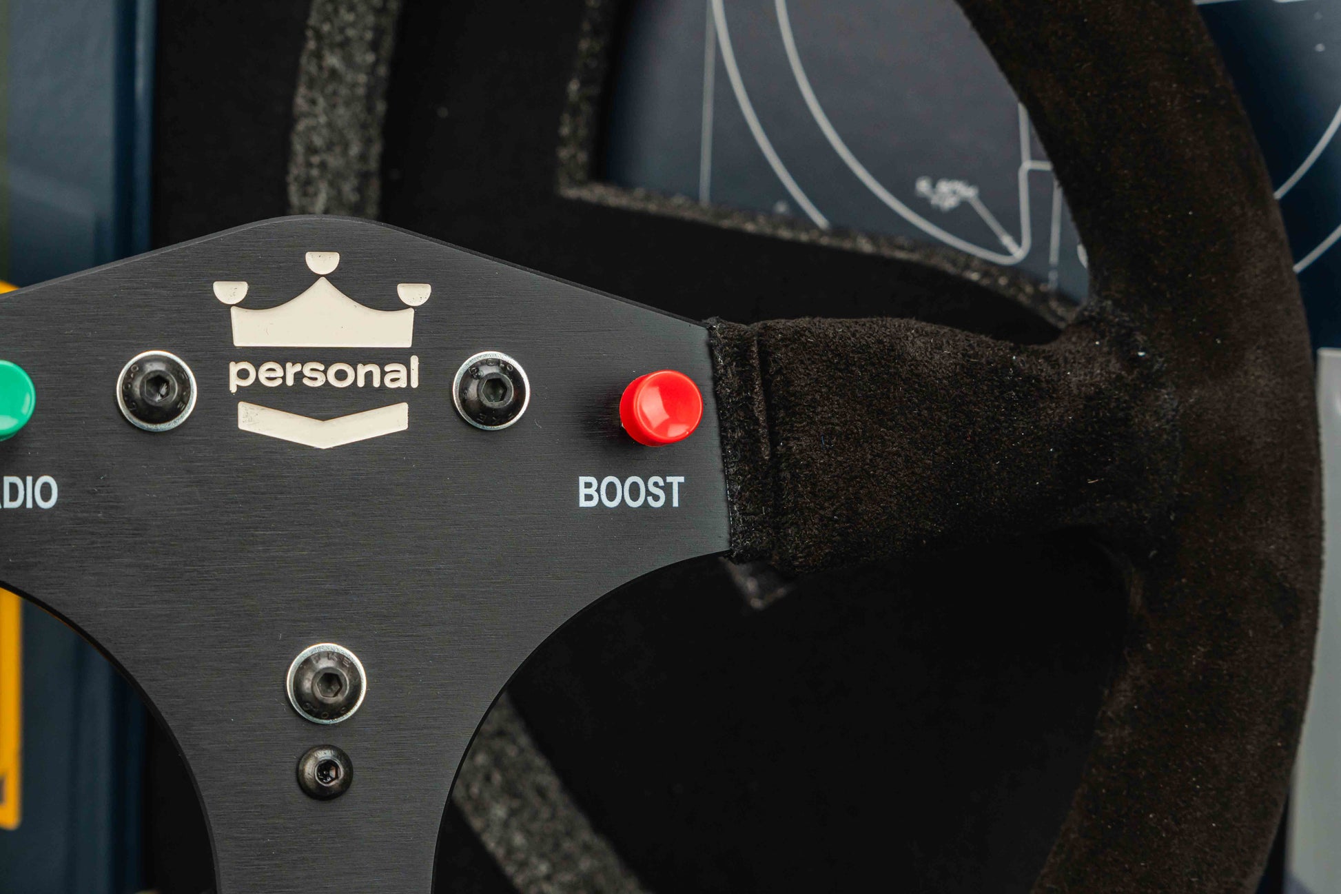 1021W - Ayrton Senna Replica Steering Wheel MClaren