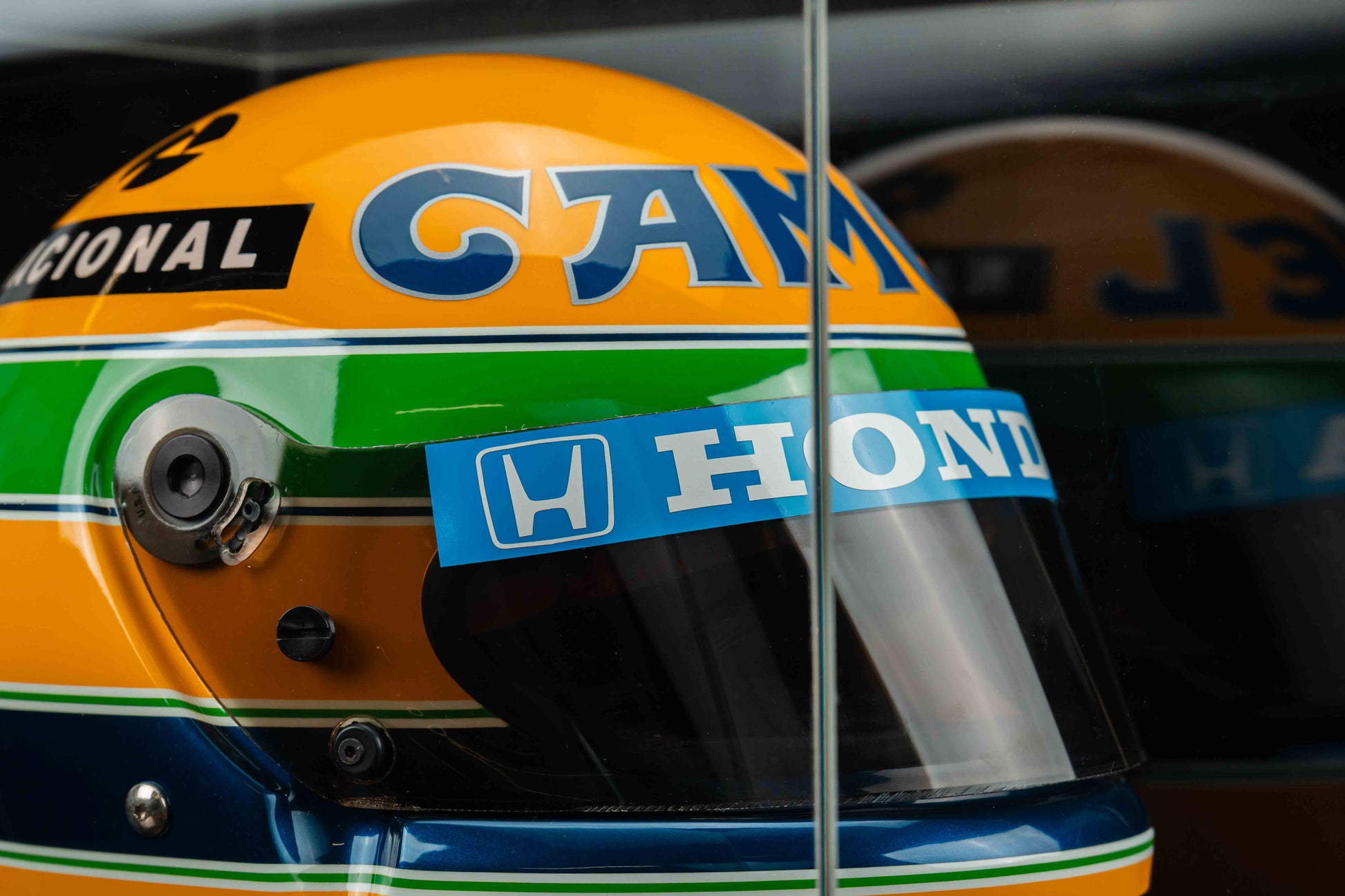 1076 - Ayrton Senna Official 1987 Replica Helmet