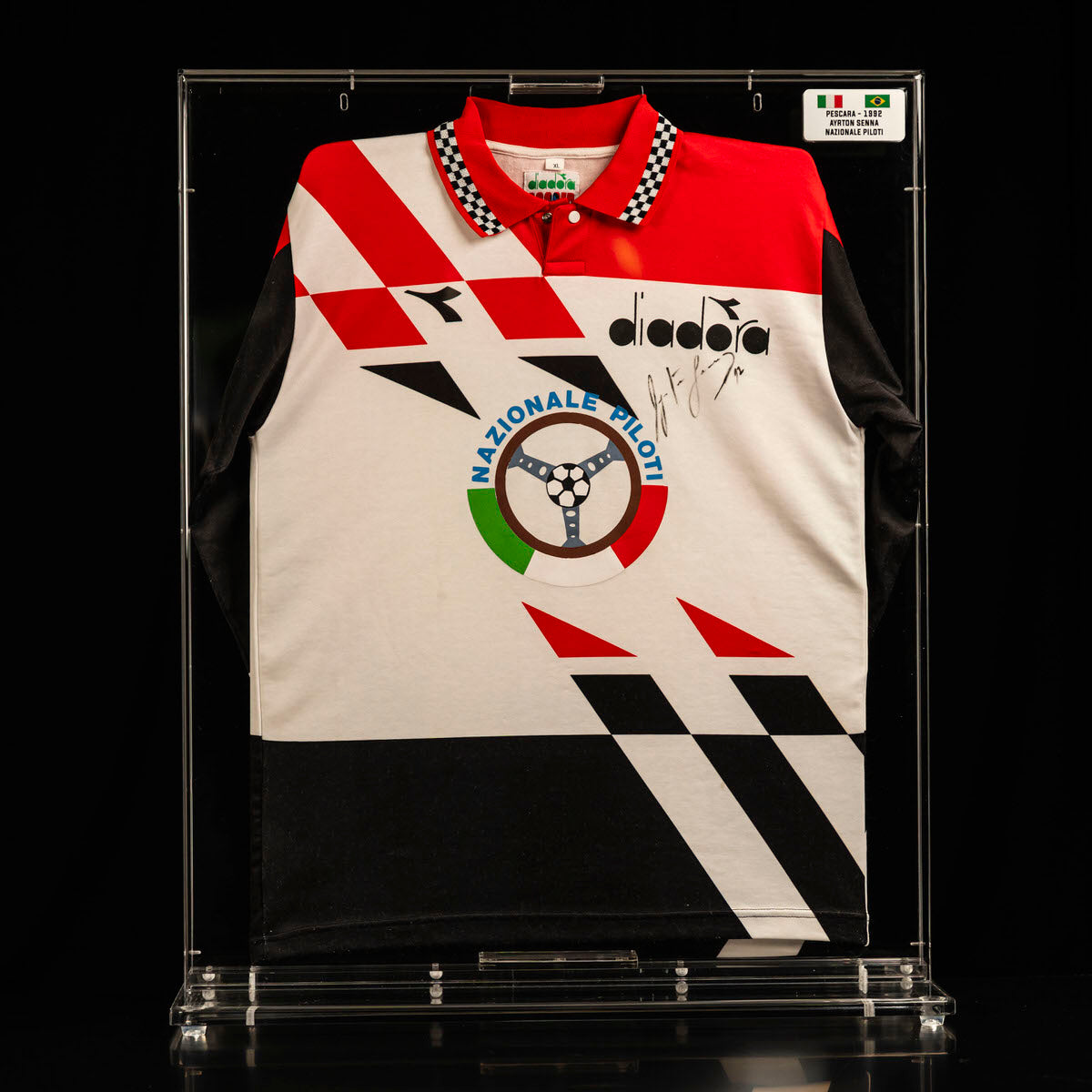 Ayrton Senna Football Shirt