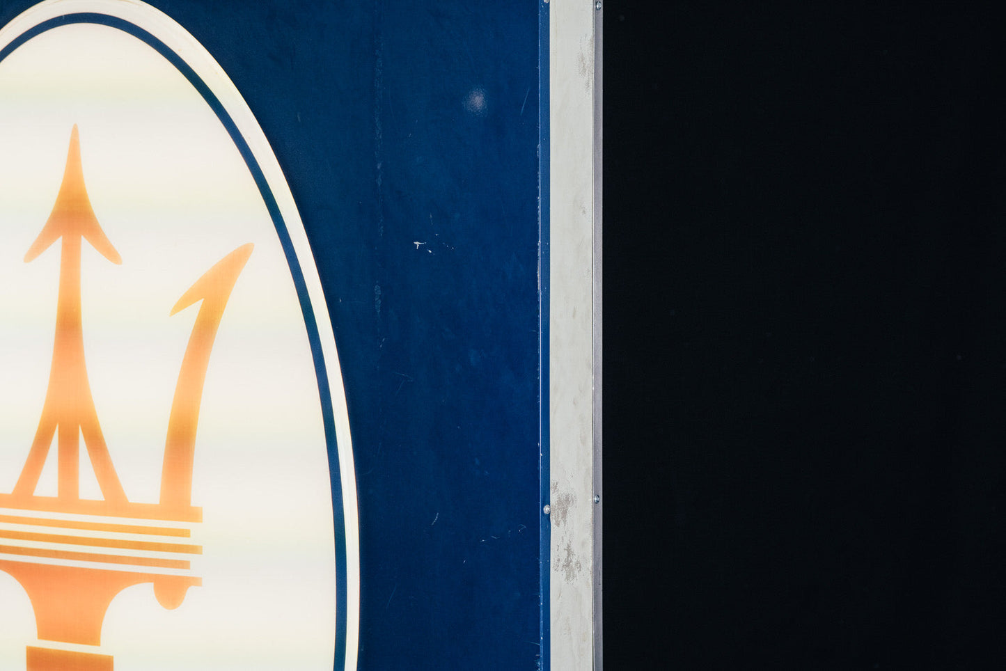 Maserati XXL Illuminated Sign 1980