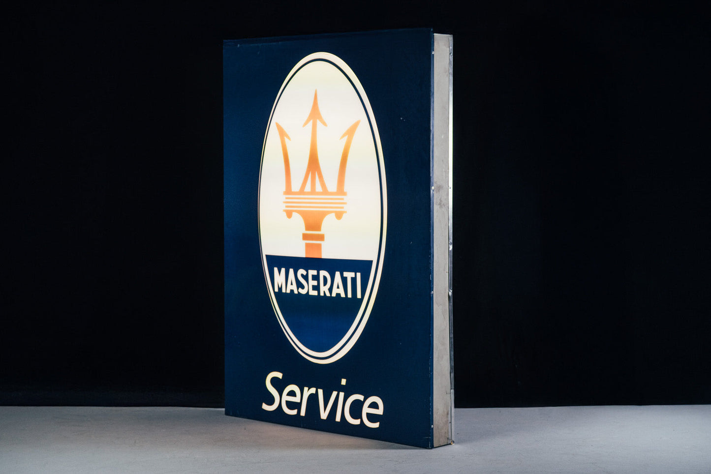 Maserati XXL Illuminated Sign 1980