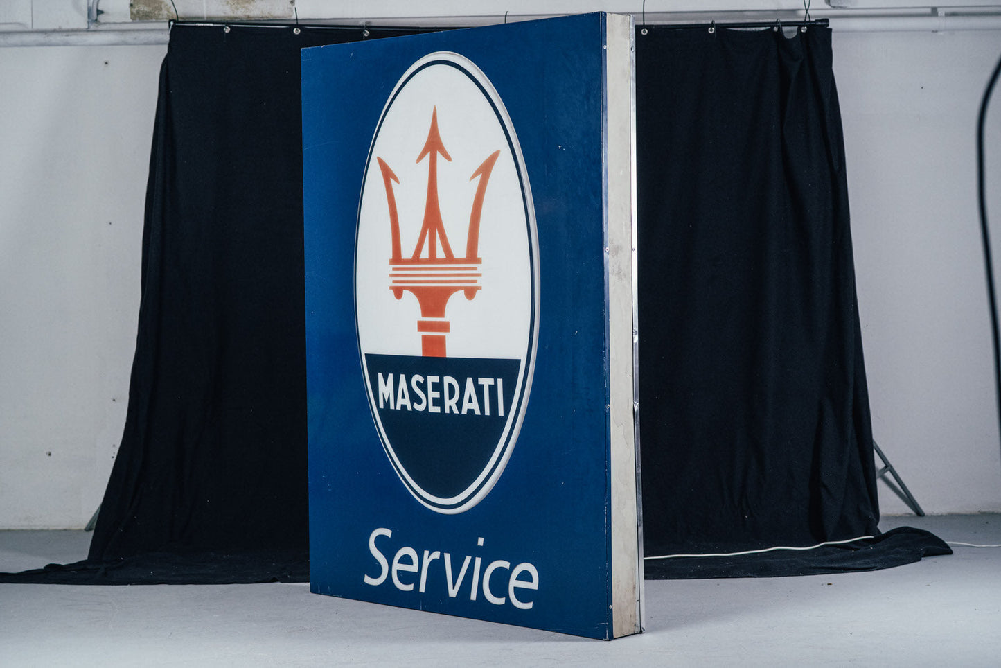 Maserati XXL Illuminated Sign 1980