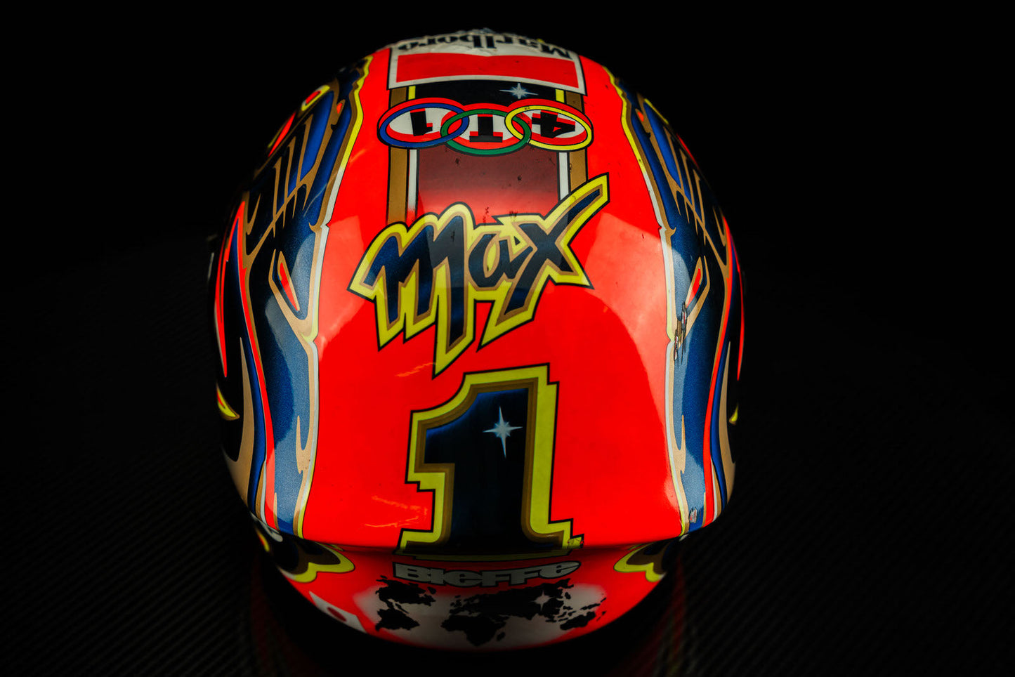 Max Biaggi Race Used Helmet
