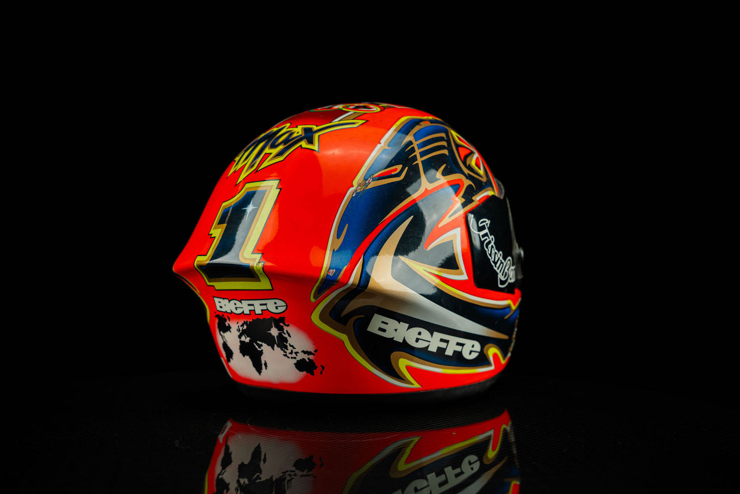 Max Biaggi Race Used Helmet