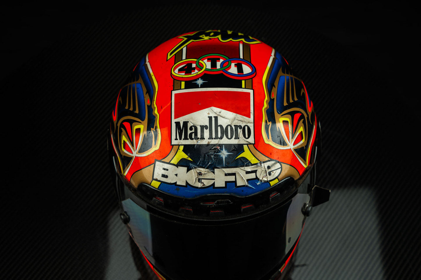 Max Biaggi Race Used Helmet