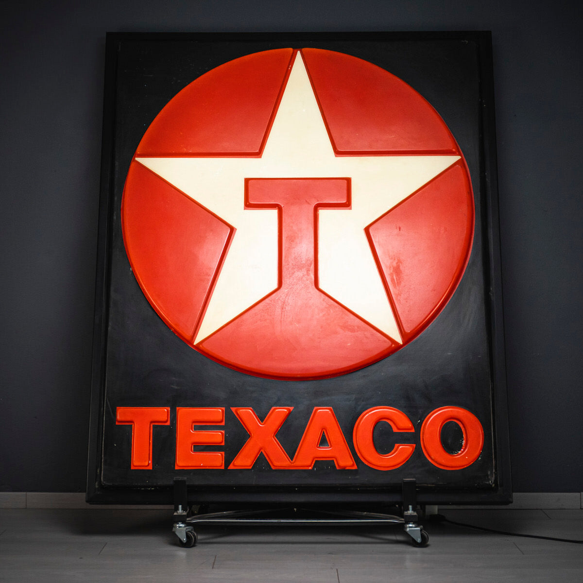 Texaco Illuminated Sign 1970