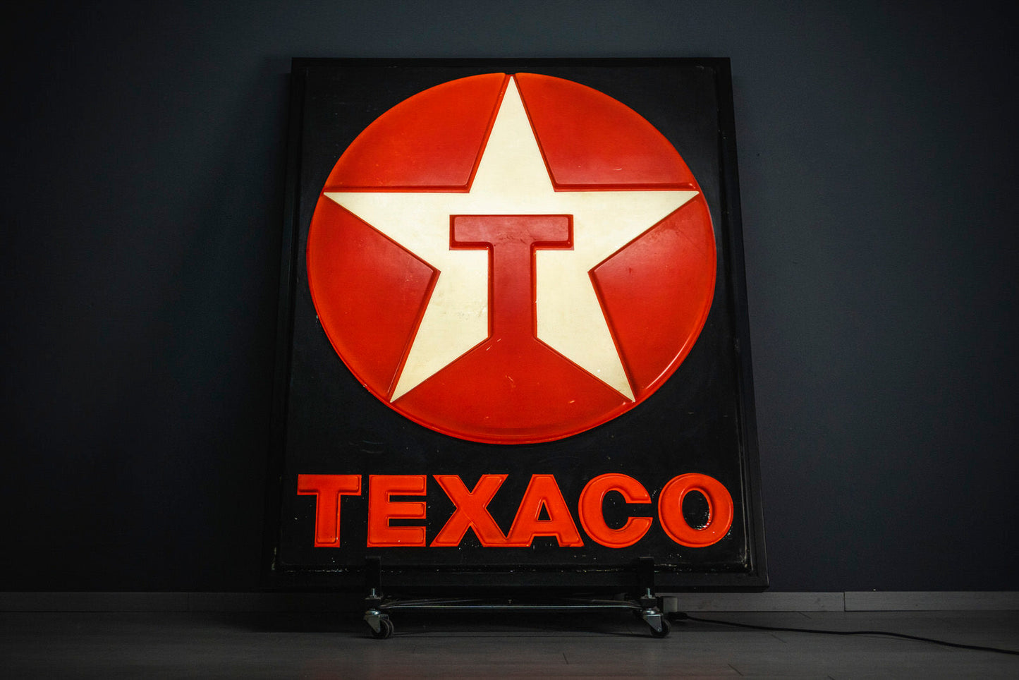 Texaco Illuminated Sign 1970