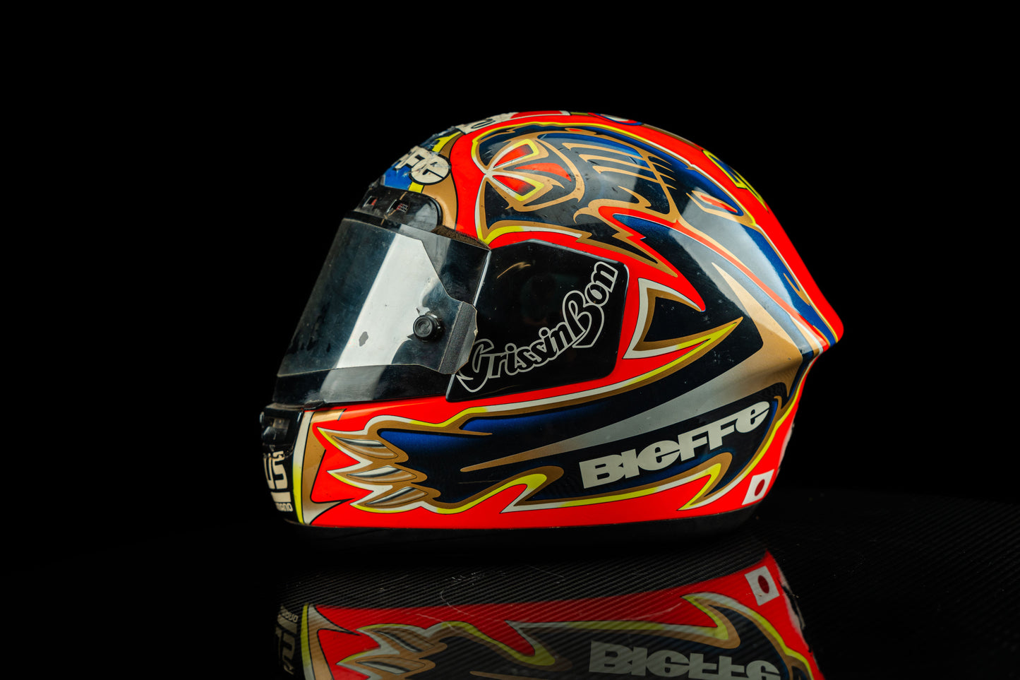 Max Biaggi Race Used Helmet