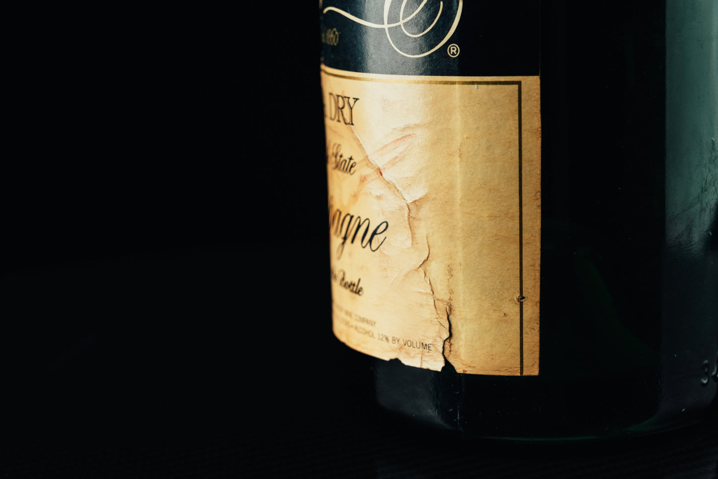 Gilles Villeneuve Singed Bottle
