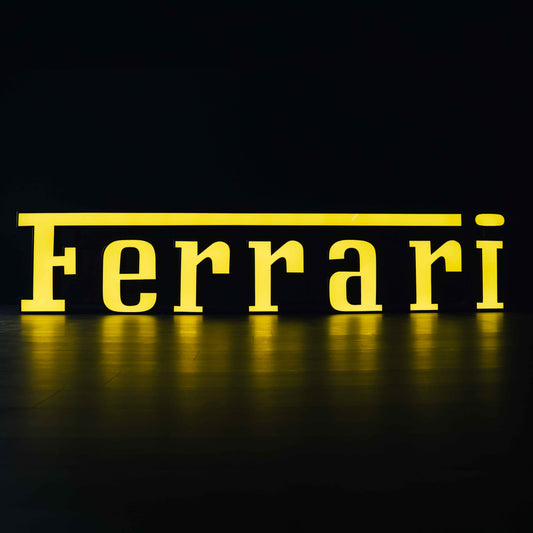 Ferrari Illuminated Sign
