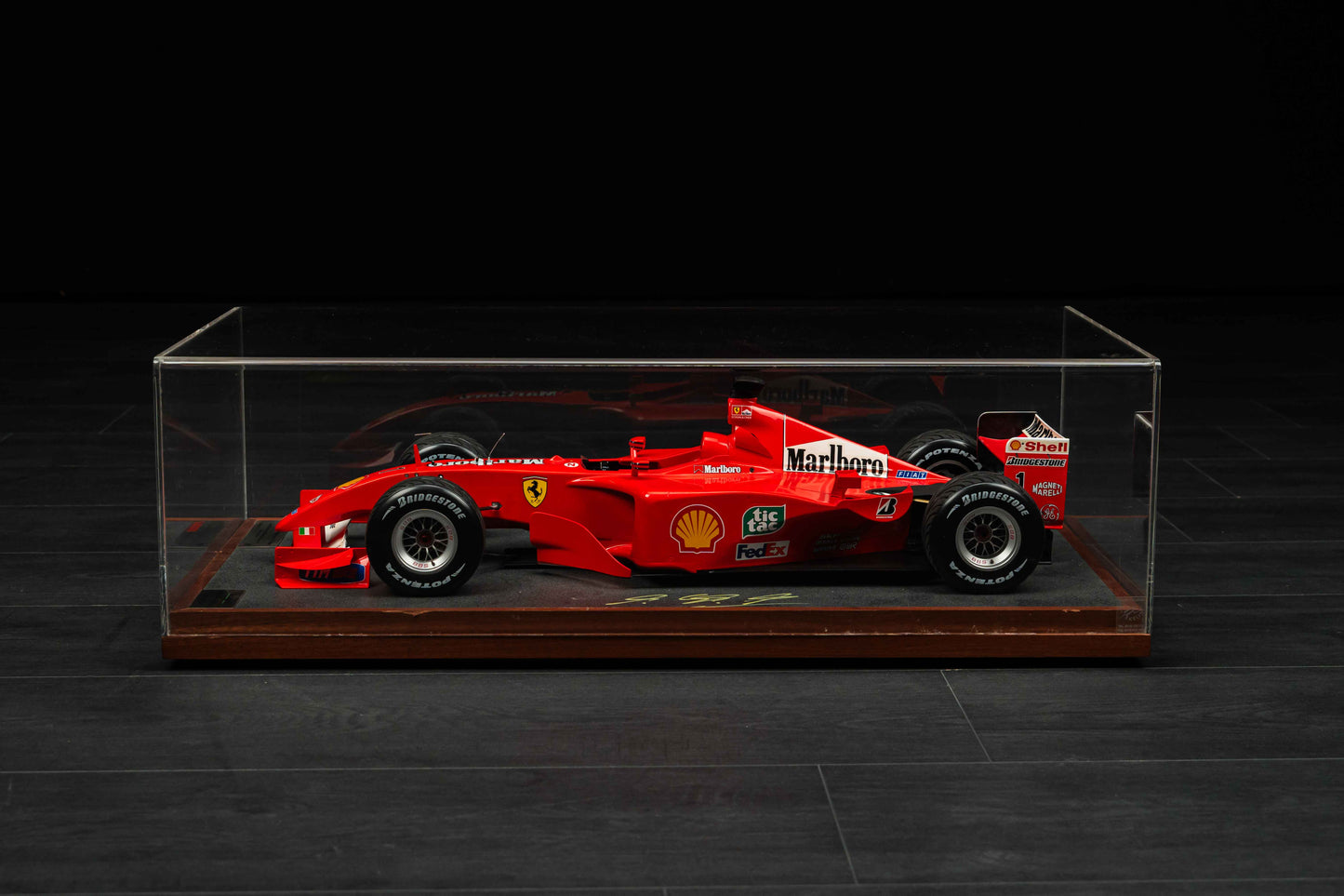 Ferrari F2001 Amalgam model Signed