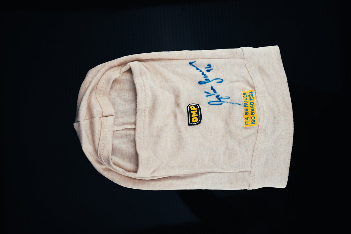 Ayrton Senna 1994 Signed Balaclava