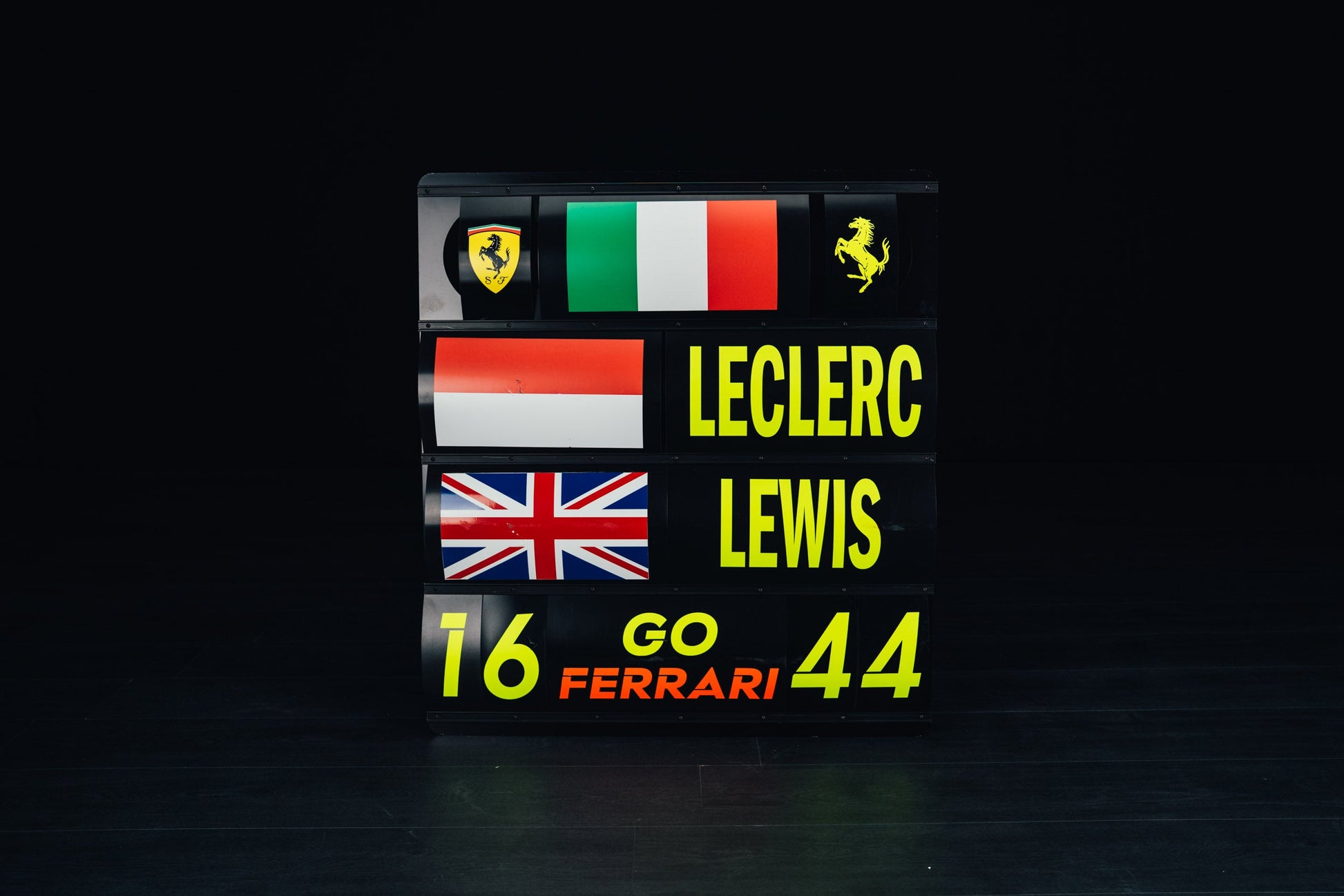 1045 - Leclerc and Hamilton Pit Board Panel
