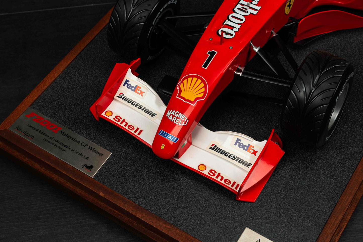 Ferrari F2001 Amalgam model Signed