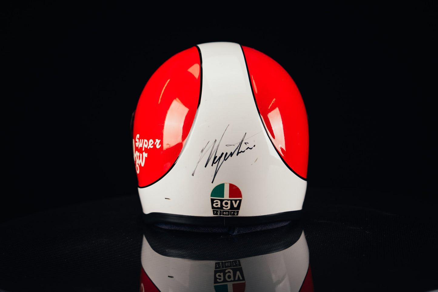 Giacomo Agostini Signed helmet