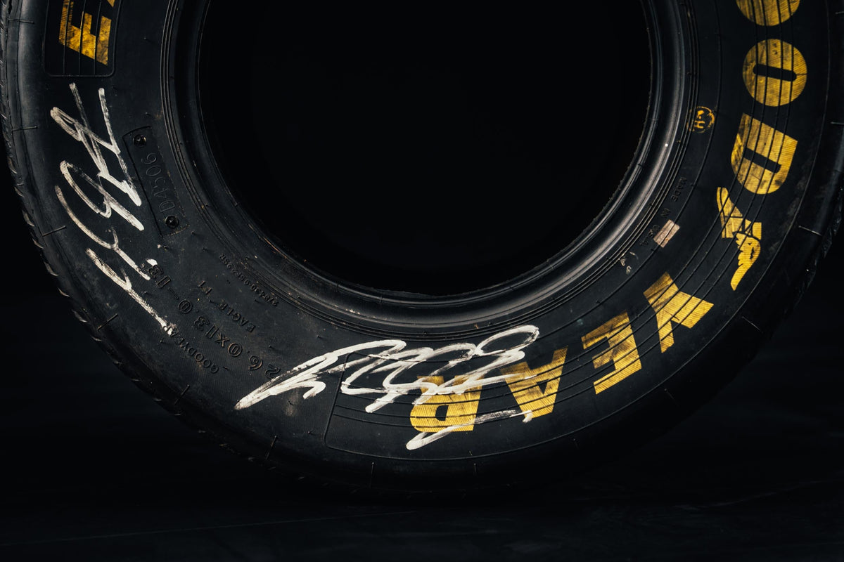 Michael Schumacher Signed Tyre