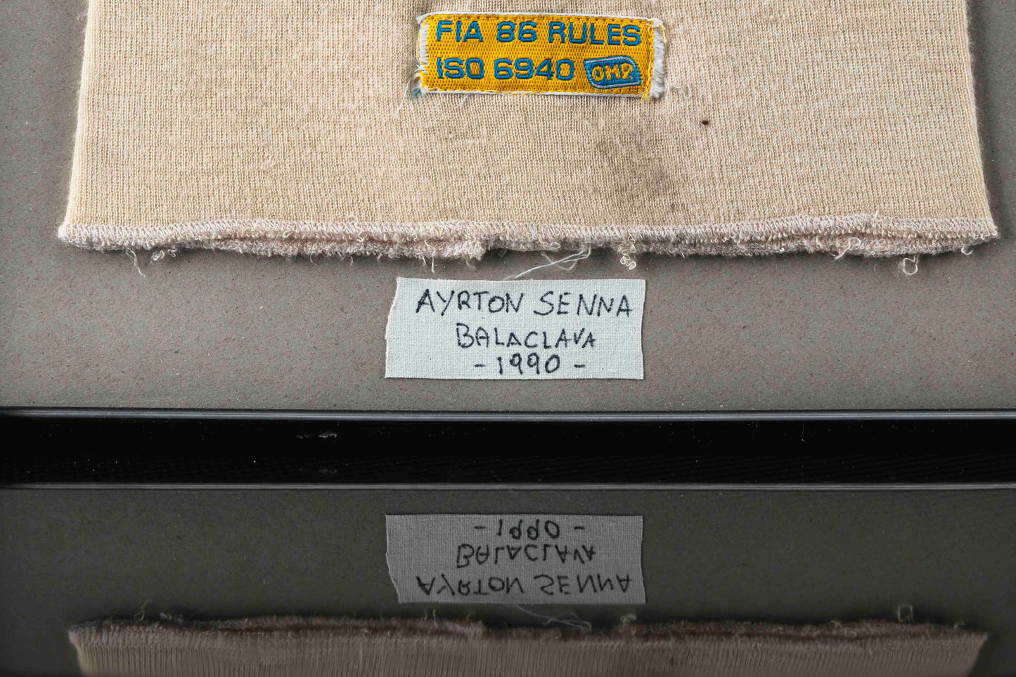1118 - Ayrton Senna Signed Balaclava