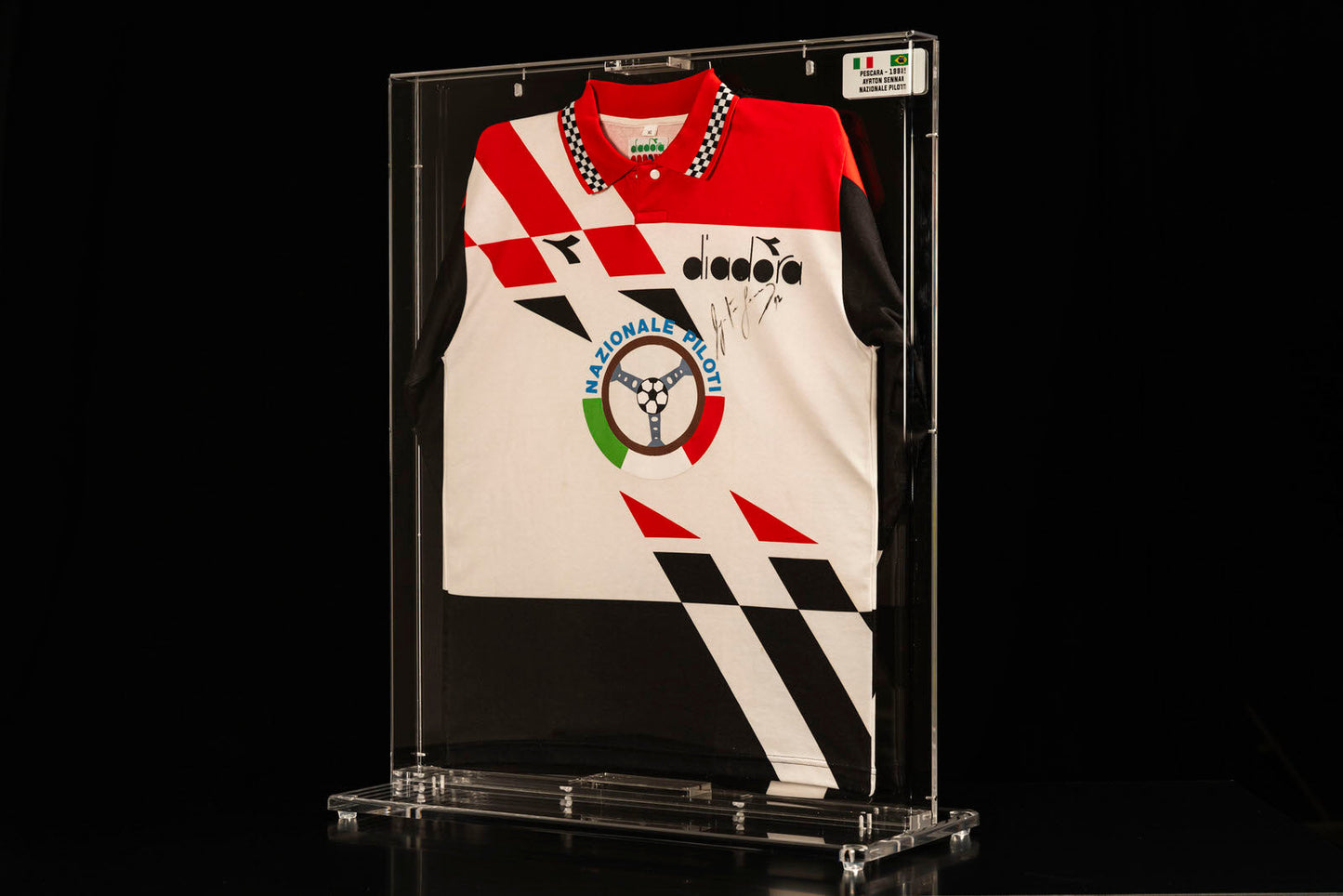 Ayrton Senna Football Shirt