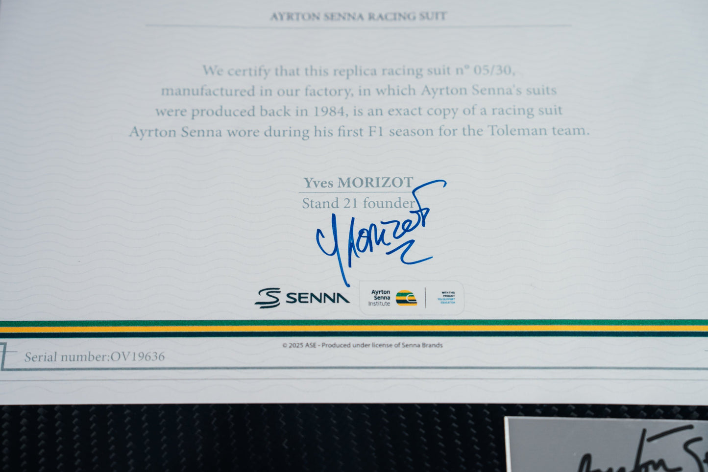 Ayrton Senna 1994 Signed T-shirt