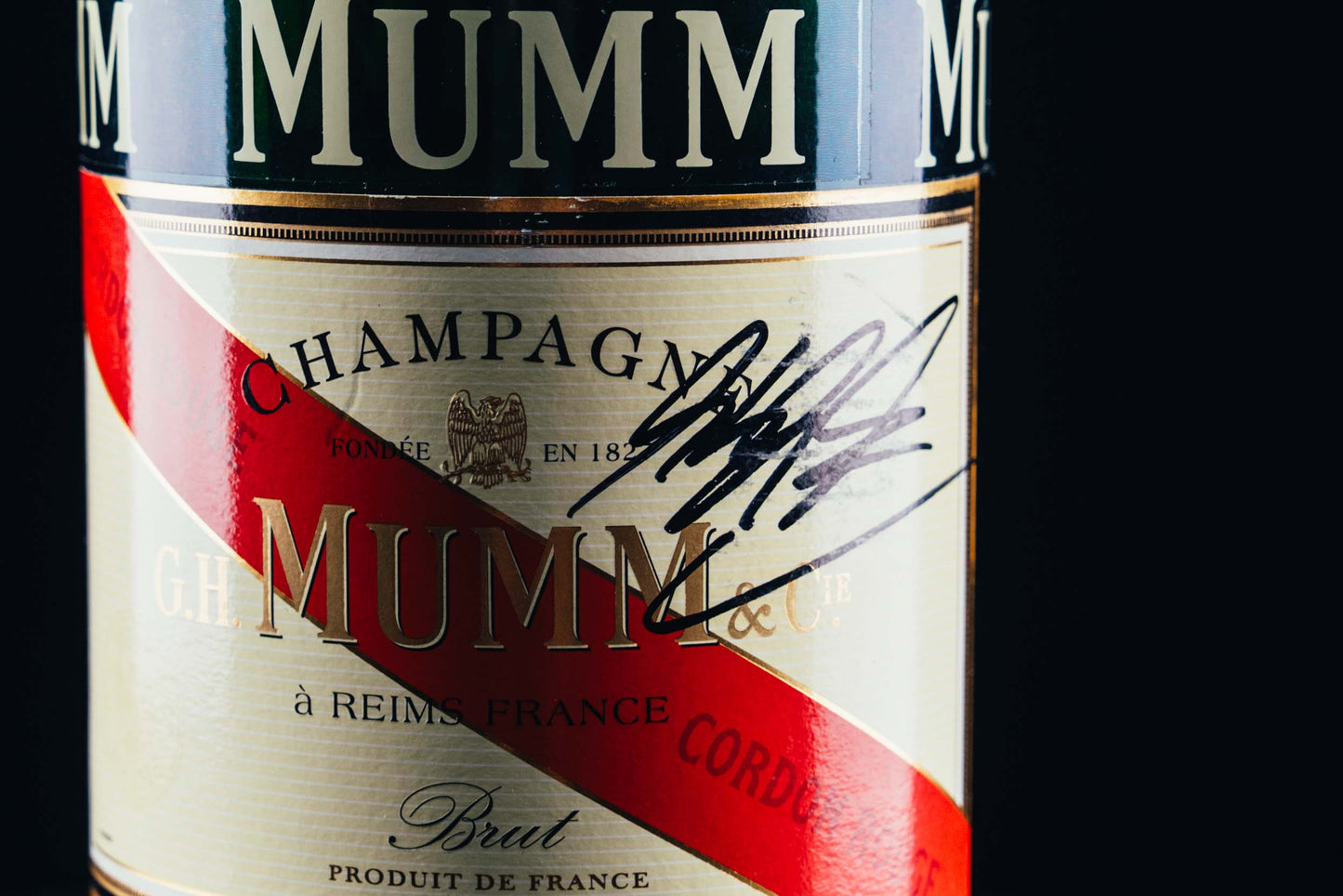 Bottle Signed from Michael Schumacher