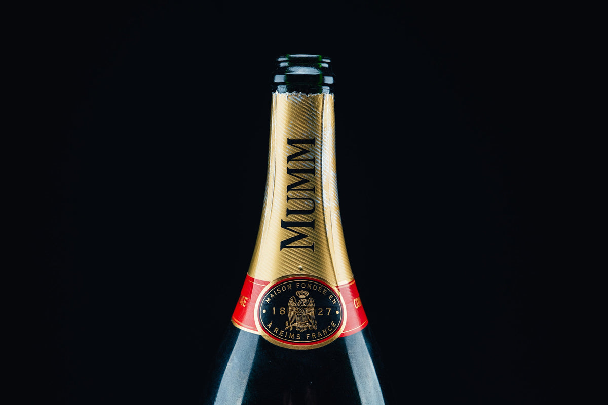 Mumm Podium Bottle Signed from Michael Schumacher
