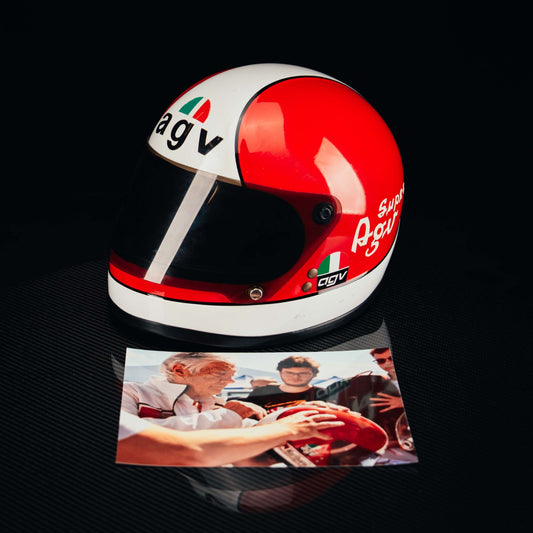 Giacomo Agostini Signed helmet