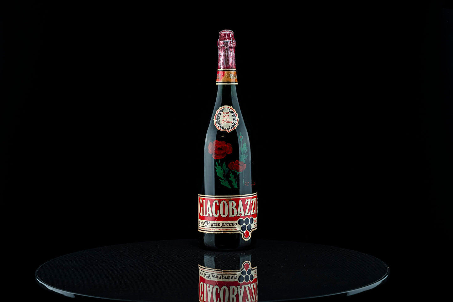 Gilles Viilleneuve Signed Bottle