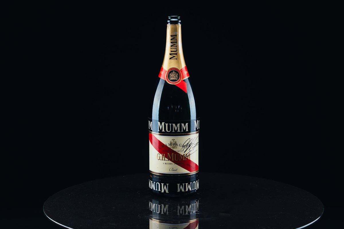 Mumm Podium Bottle Signed from Michael Schumacher