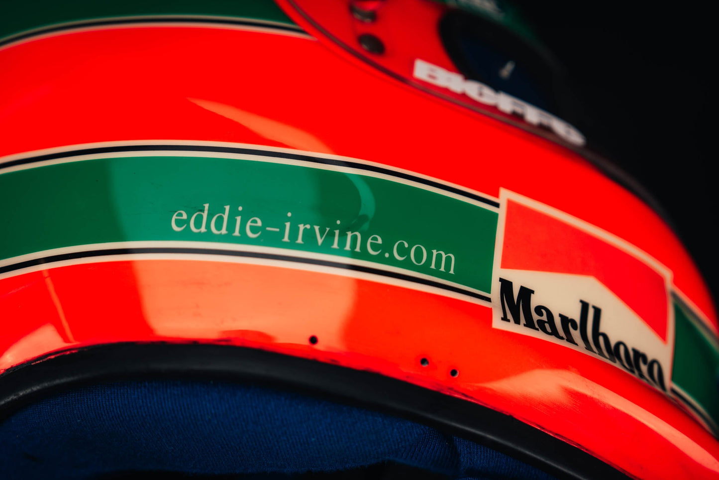Eddie Irvine Helmet