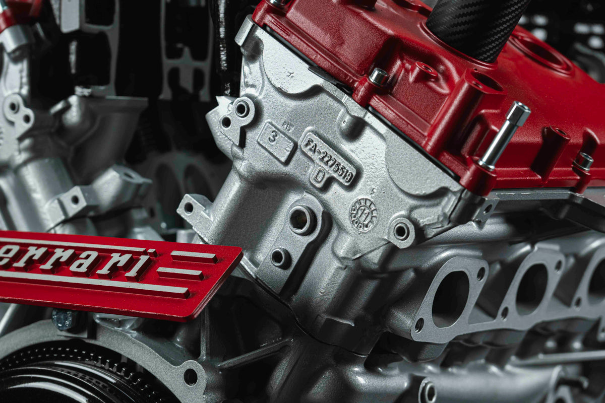 Ferrari 812 Competizione engine table