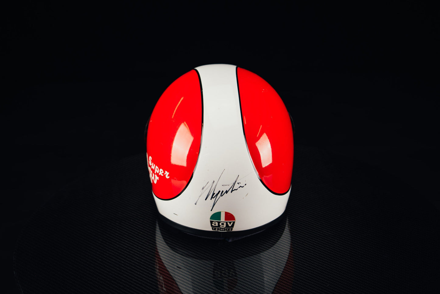 Giacomo Agostini Signed helmet