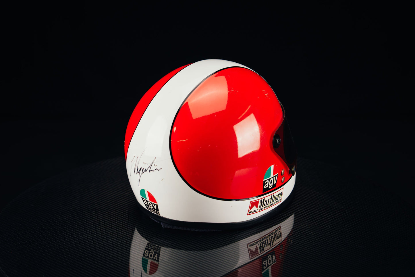 Giacomo Agostini Signed helmet