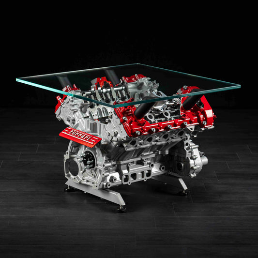 Ferrari V8 Sectioned Engine Table
