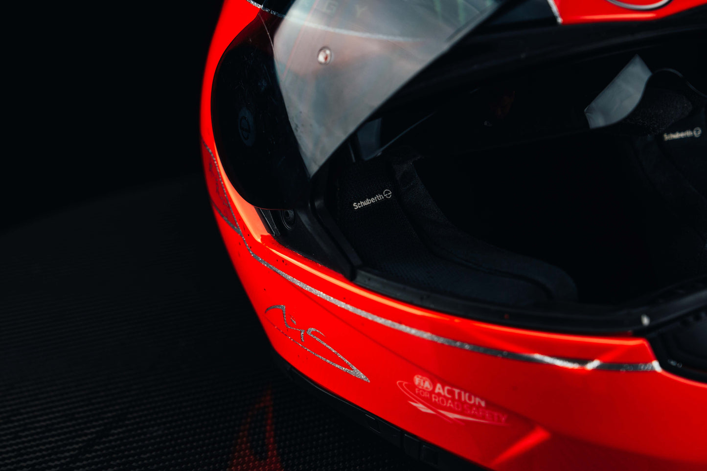 1090 -  Michael Schumacher 2012 signed Moto helmet