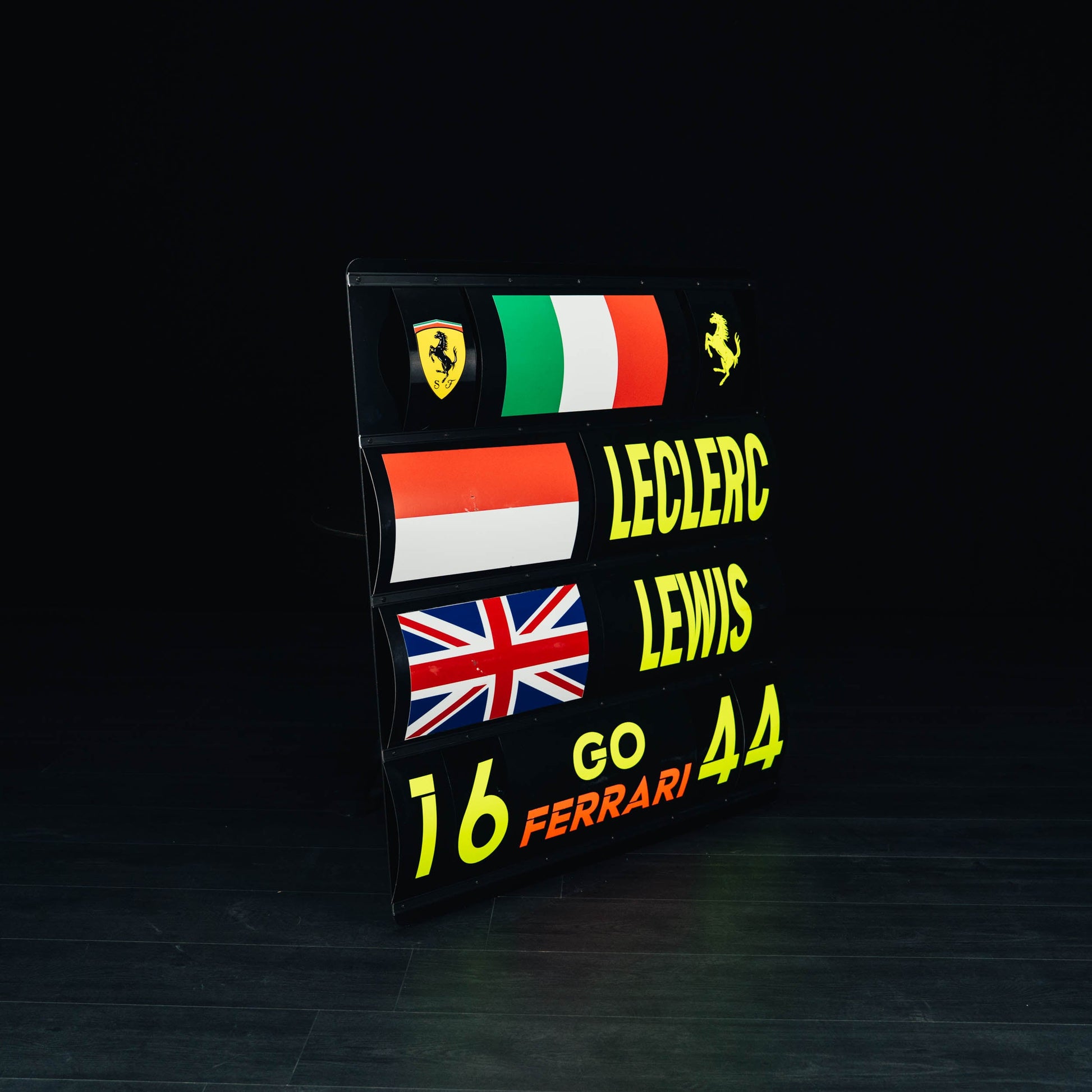 1045 - Leclerc and Hamilton Pit Board Panel
