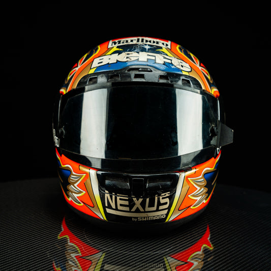 Max Biaggi Race Used Helmet