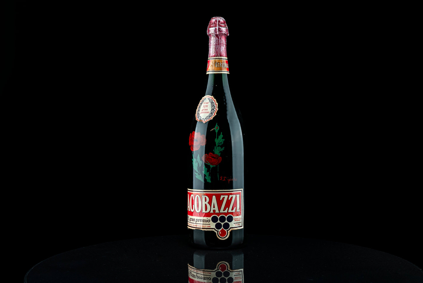 Gilles Viilleneuve Signed Bottle